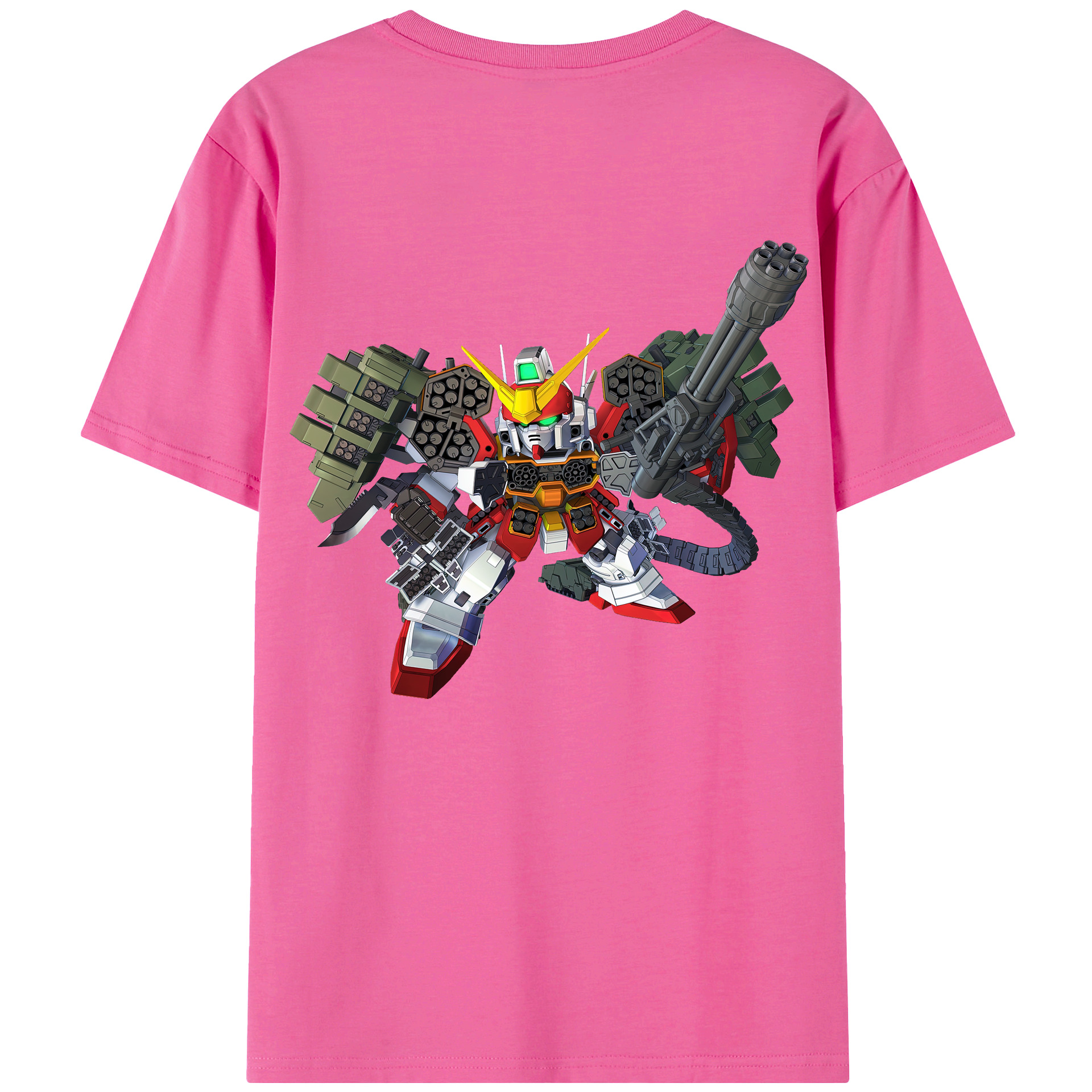 （画像用） 機動戦士ガンダム Mobile Suit Gundam レディース半袖Tシャツ(バックプリント)